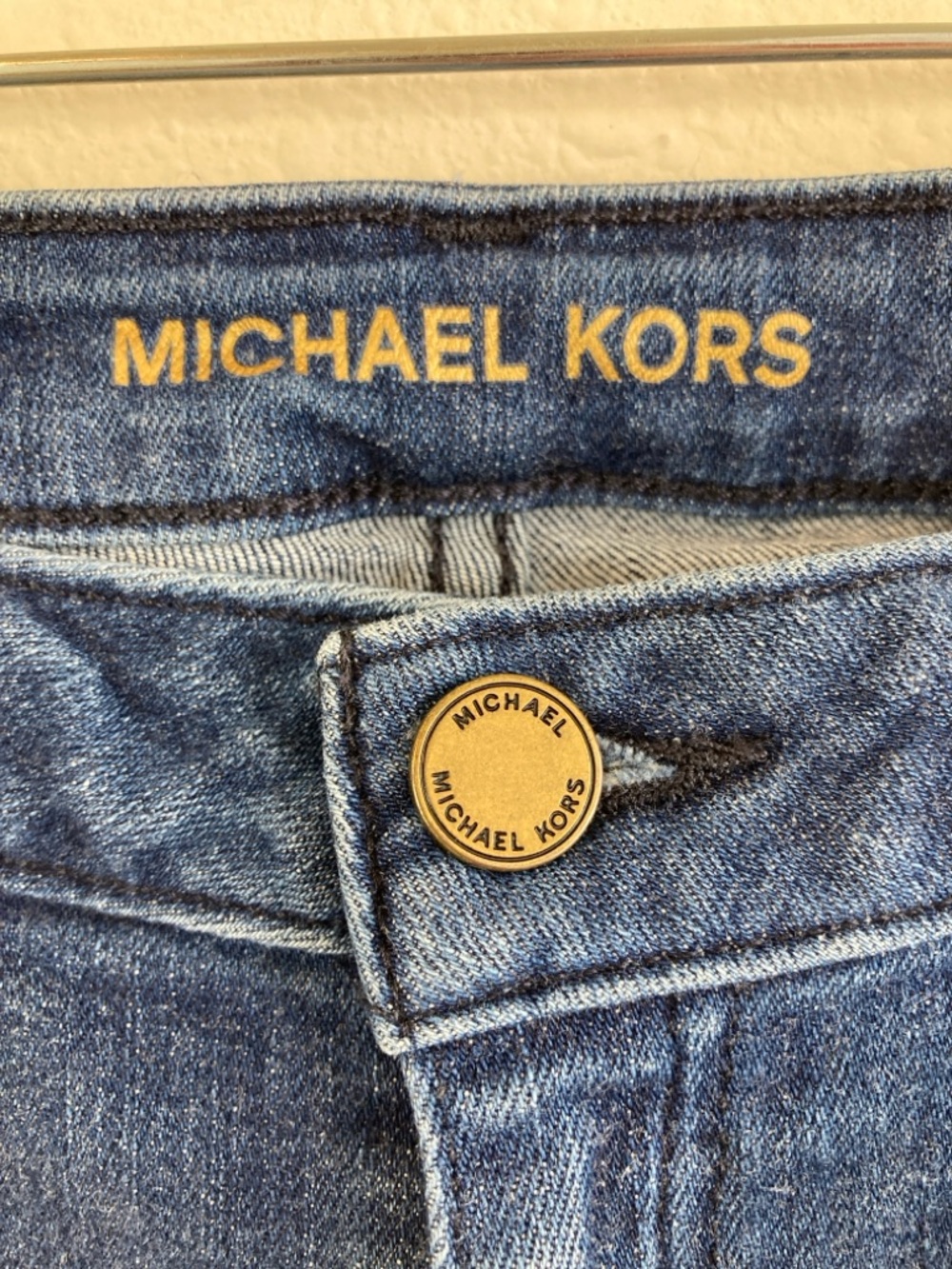 Michael Kors Selma Skinny Jeans Women’s Size 12 Denim Blue Stretch - Picture 2 of 13